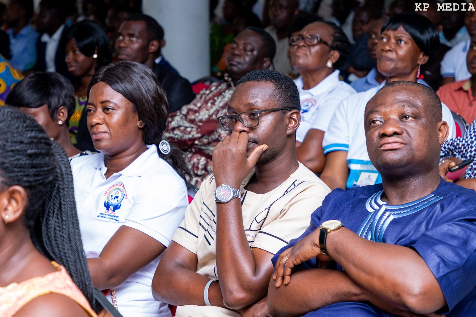 Pentecost workers listening together during a professional Church gathering